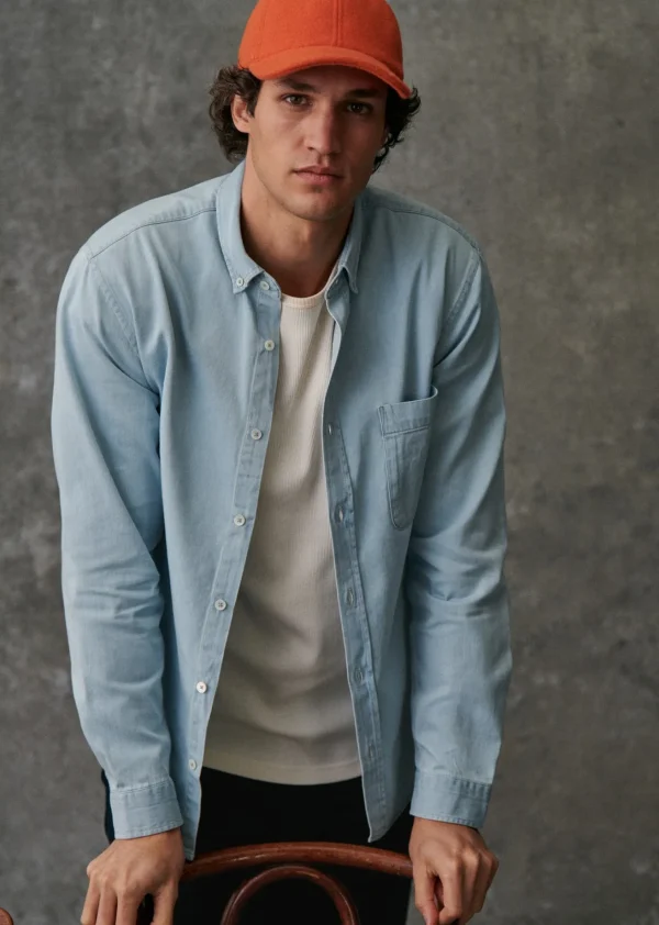 Sezane Hemd Miles< Denim-Hemden | Denim