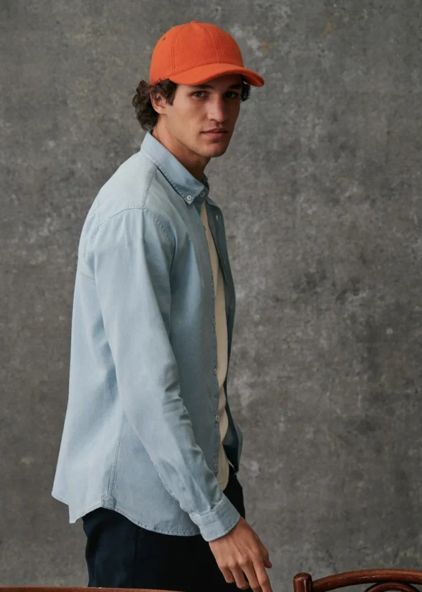 Sezane Hemd Miles< Denim-Hemden | Denim
