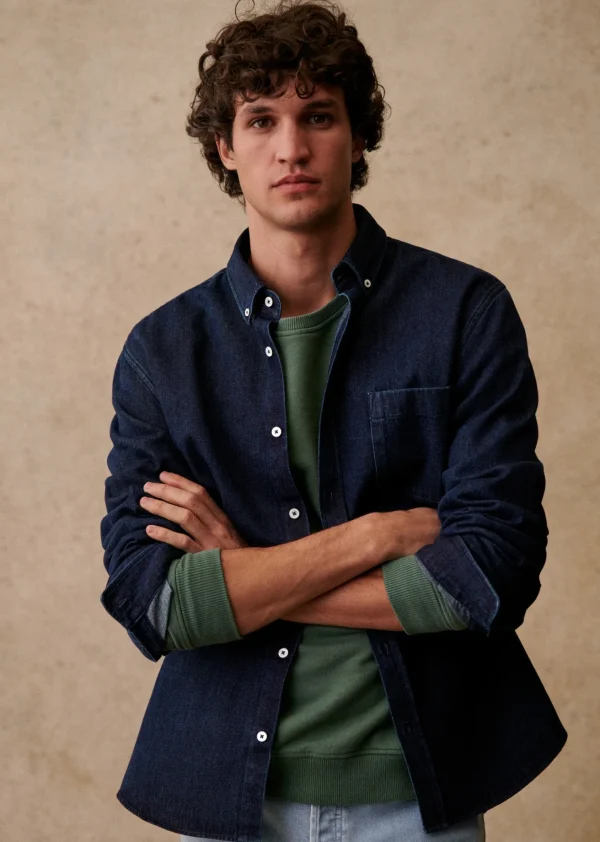 Sezane Hemd Miles< Denim-Hemden | Denim