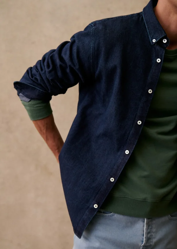 Sezane Hemd Miles< Denim-Hemden | Denim