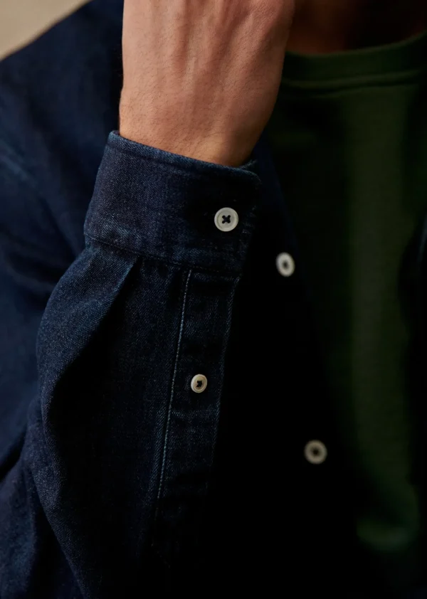 Sezane Hemd Miles< Denim-Hemden | Denim