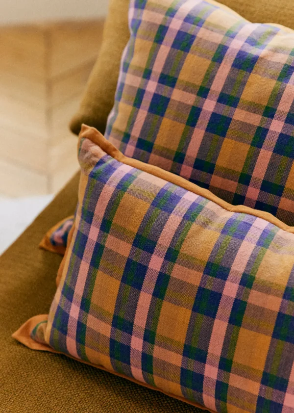 Sezane Kissen Gewebte Madras - Großes Modell< Textilien