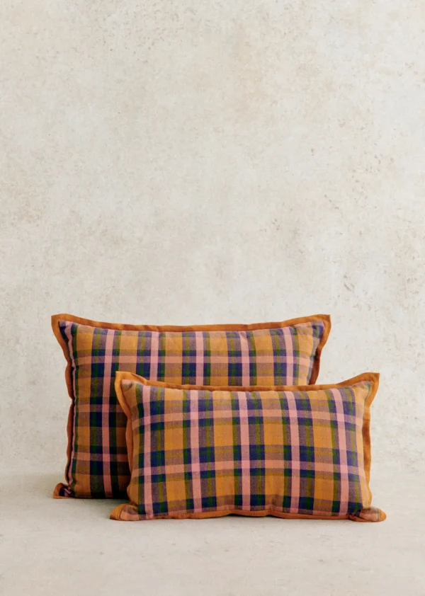 Sezane Kissen Gewebte Madras -  Kleines Modell< Textilien