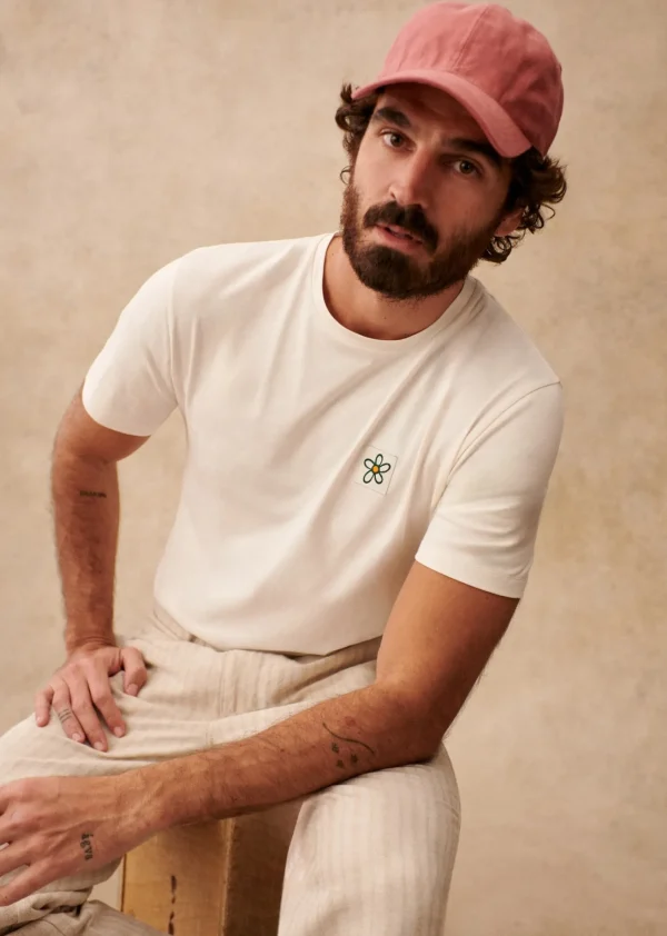 Sezane T-Shirt Fleur Éditions< Gemusterte t-shirts